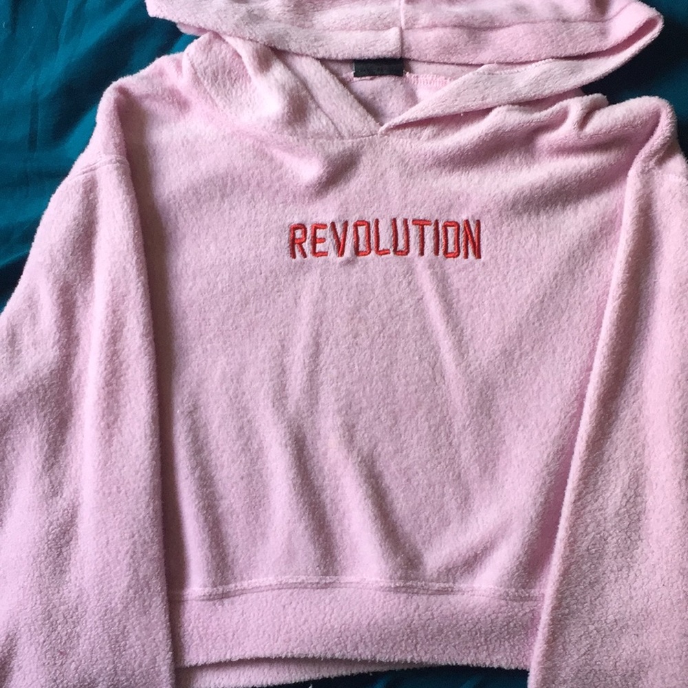 Rue21 crop top hoodie